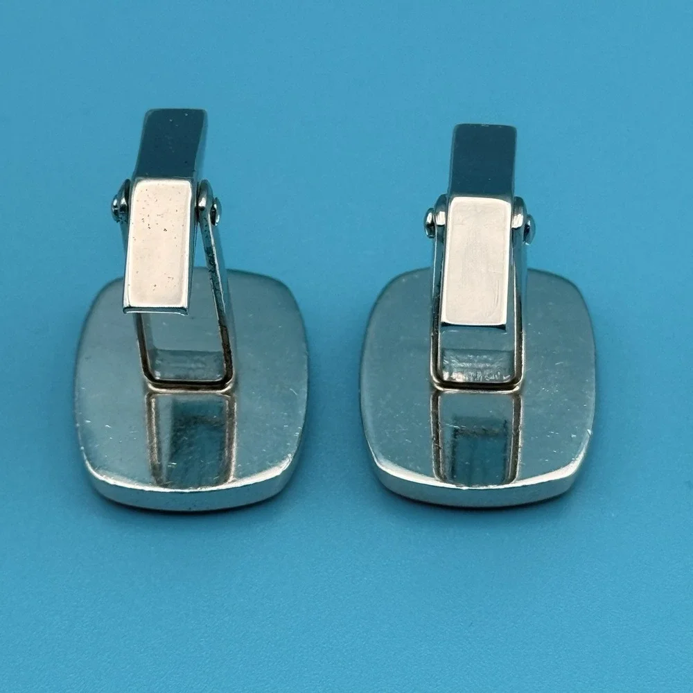 Vintage Dolan Bullock DB Sterling Silver Cable Twist Cufflinks Mens 19.7g Heavy